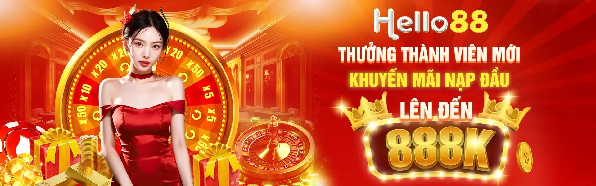 Banner Hello88 về nổ hũ, slot game và bắn cá và nội dung giải trí đa dạng